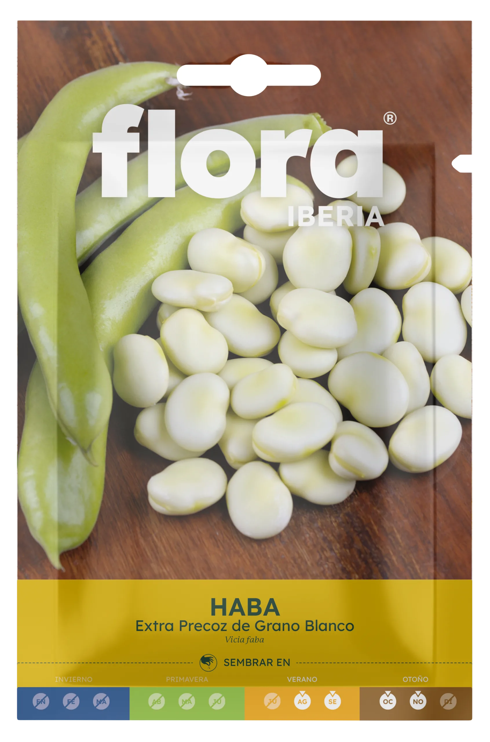 IC01607BOLS - Haba Extra Precoz de Grano Blanco